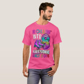 Rollen naar 8 Geweldige 2014 Roller Schaatsen 8e V T-shirt (Voorkant volledig)