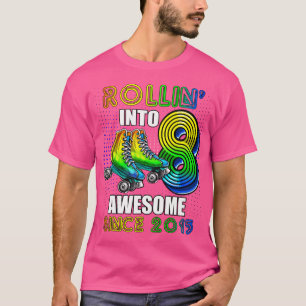 Rollen naar 8 Geweldige 2015 Roller Schaatsen 8e V T-shirt