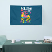 Rollen naar de 5e klas spandoek (Beurs)