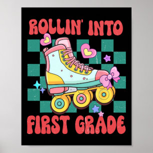 Rollen naar de eerste klas rolschaats Byck naar sc Poster