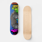 Rollen op 22 s [ Rhino ] Persoonlijk Skateboard (Voorkant)