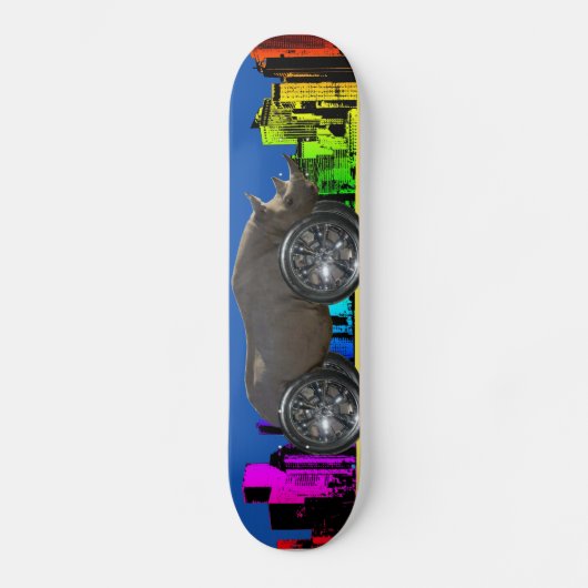 Rollen op 22 s [ Rhino ] Persoonlijk Skateboard (Voorkant)