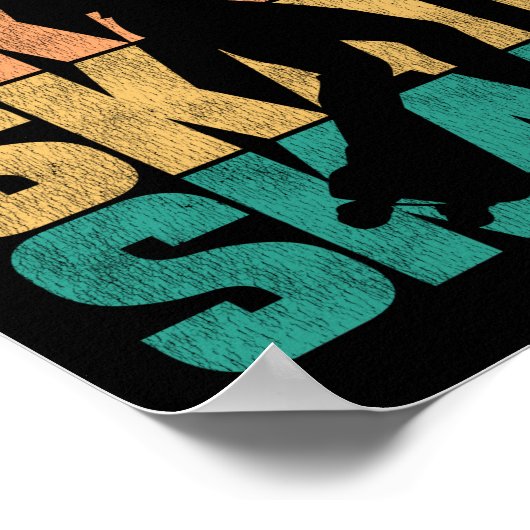 Rollen Schaats Schaats Schaats Schaats 1970S Retro Poster (Hoek)