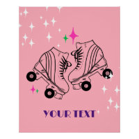 Rollen Schaatsen Roze orthday Disco Party