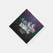 Rollen Skating Birthday Napkin - Aangepast Servet (Hoek)