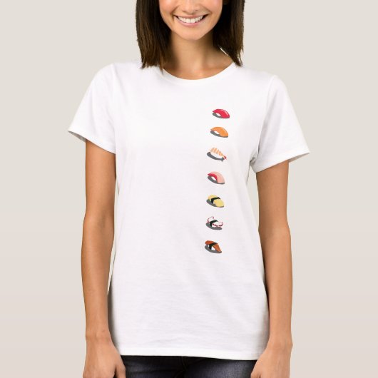 Rollen van Sushi T-Shirt (Voorkant)
