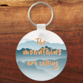 Rollenbergen Abstracte Natuur voor het schilderen Sleutelhanger (Voorkant)