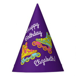 Rollenblades Schaatsen Kinderen van zaterdag Feesthoedjes