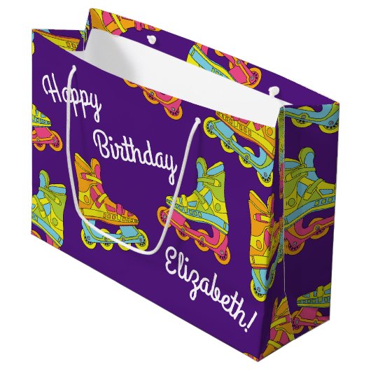 Rollenblades Schaatsen Kinderen van zaterdag Groot Cadeauzakje (Voorkant Gekanteld)