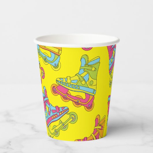 Rollenblades Schaatsen Kinderen van zaterdag Papieren Bekers (Achterkant)