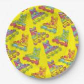 Rollenblades Schaatsen Kinderen van zaterdag Papieren Bordje (Voorkant)