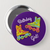 Rollenblades Schaatsen Kinderen van zaterdag Ronde Button 4,0 Cm (Voorkant /achterkant)