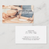 Rollend brood | Bakken in de keuken Visitekaartje (Voorkant / Achterkant)