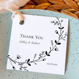 Rollend Bruiloft Dank Geschenk van de Wijnstok Bedankjes Labels