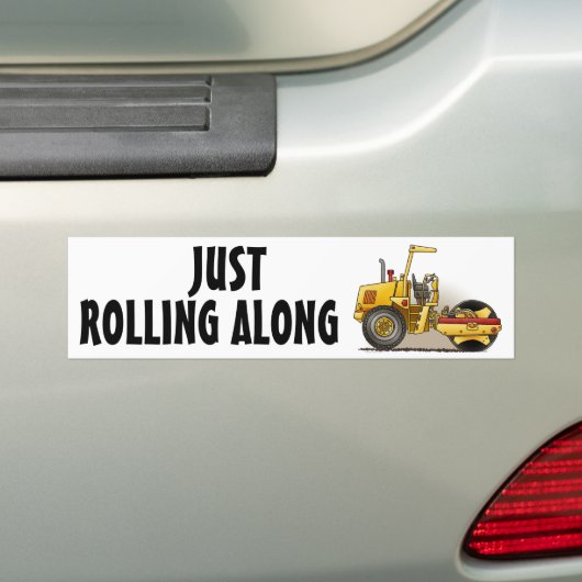Rollend Bumpersticker voor de constructie van roll (Op auto)