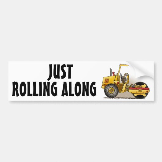 Rollend Bumpersticker voor de constructie van roll (Voorkant)