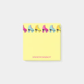Rollend Kind met kabelretro-Schaats Post-it® Notes (Voorkant)