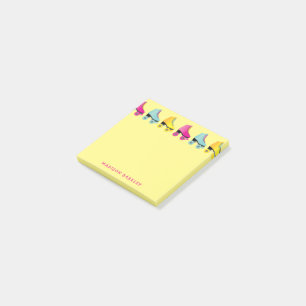 Rollend Kind met kabelretro-Schaats Post-it® Notes