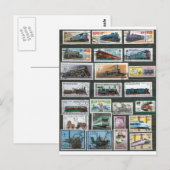 Rollend materieel voor spoor- en tramwegen 4 briefkaart (Voorkant / Achterkant)