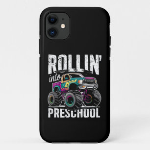 Rollend naar de peuterspeelzaal Monstertruck terug Case-Mate iPhone Case