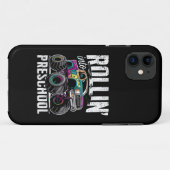 Rollend naar de peuterspeelzaal Monstertruck terug Case-Mate iPhone Case (Achterkant (horizontaal))