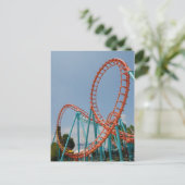 Rollend Onderzetter Briefkaart (Staand voorkant)