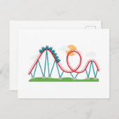 Rollend Onderzetter Briefkaart (Voorkant / Achterkant)