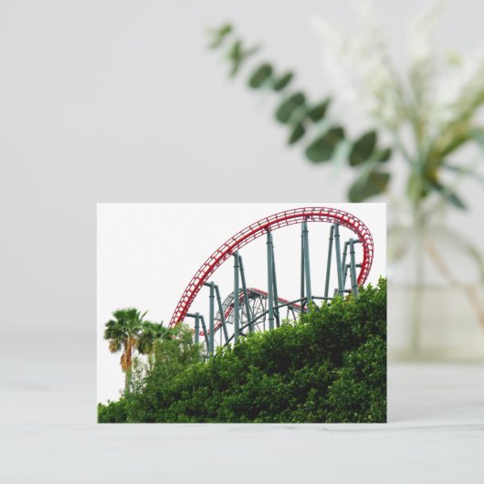 Rollend Onderzetter Briefkaart (Staand voorkant)