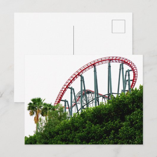 Rollend Onderzetter Briefkaart (Voorkant / Achterkant)