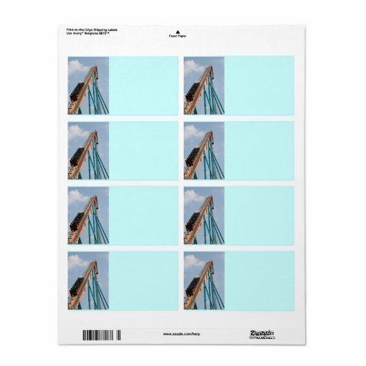 Rollend Onderzetter Etiket (Full Sheet)