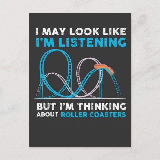 Rollend Onderzetter - Ontwerp van het themapark Briefkaart (Voorkant)