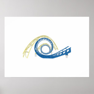 Rollend Onderzetter Poster