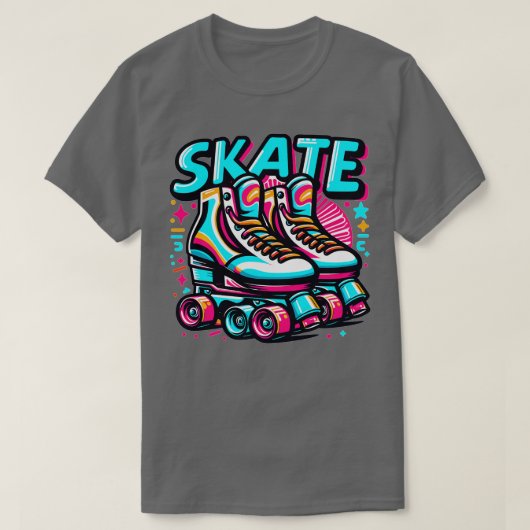 Rollend Schaats 2 T-shirt (Design voorkant)