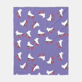 Rollend schaats fleece deken