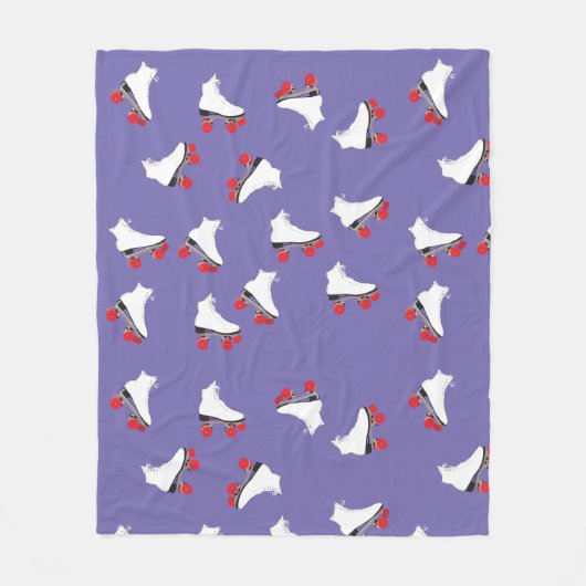 Rollend schaats fleece deken (Voorkant)