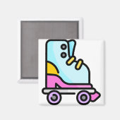 Rollend Schaats Magneet (Voorkant / Achterkant)