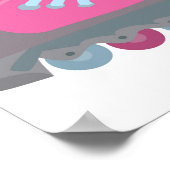 Rollend Schaats Poster (Hoek)