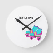 Rollend Schaats Ronde Klok (Voorkant)