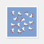 Rollend schaats servet (Voorkant)