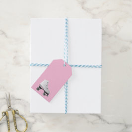 Rollend Schaats Skating Design Cadeaulabel