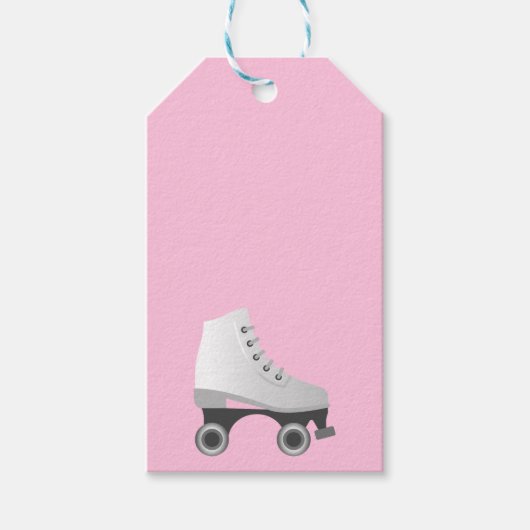 Rollend Schaats Skating Design Cadeaulabel (Voorkant)