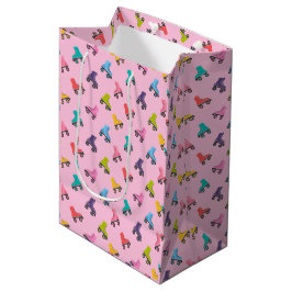 Rollend Schaats Skating Design Gift Bag Medium Cadeauzakje