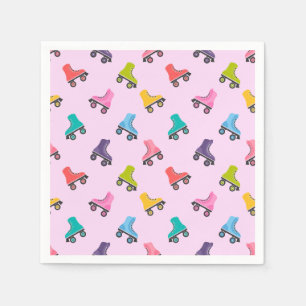 Rollend Schaats Skating Design Napkins Servet