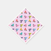 Rollend Schaats Skating Design Napkins Servet (Hoek)