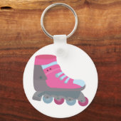 Rollend Schaats Sleutelhanger (Achterkant)