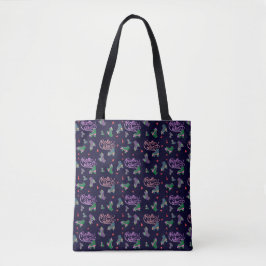 Rollend schaats tote bag