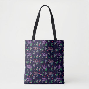 Rollend schaats tote bag