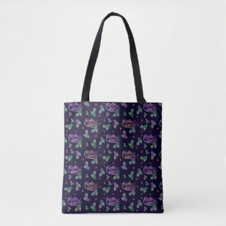 Rollend schaats tote bag