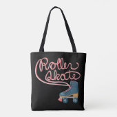 Rollend schaats tote bag (Achterkant)