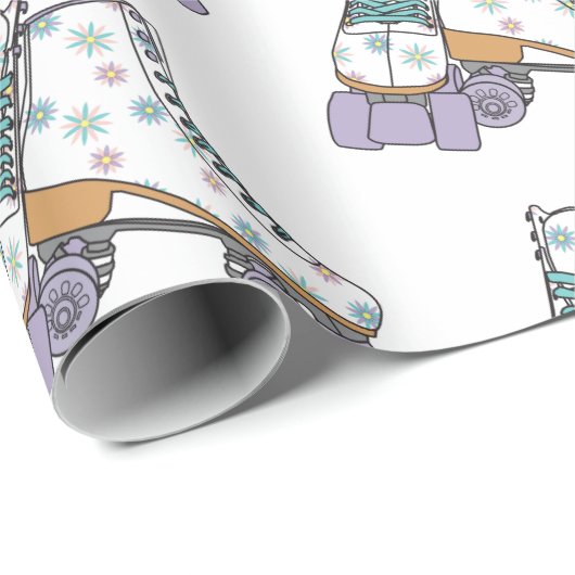 Rollend Schaats — Verpakkingspapier Cadeaupapier (Rol Hoek)